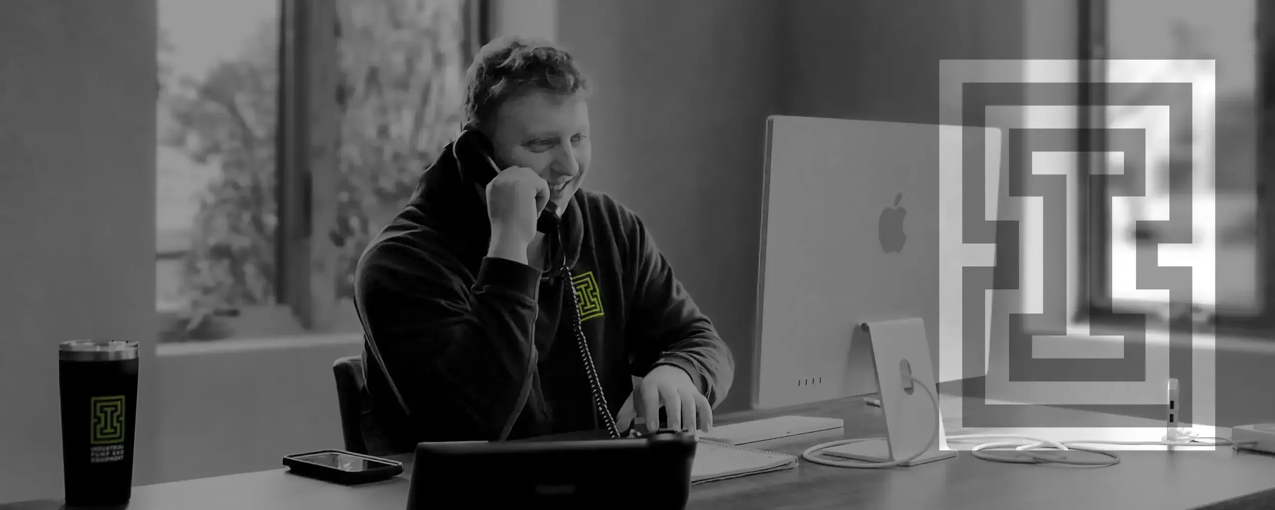 IPEC representative answering support phone call 24/7