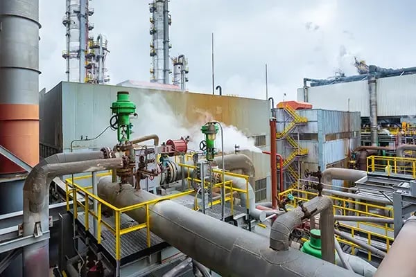 Industrial processing plant