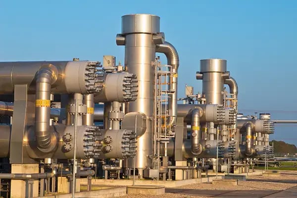 Gas processing site 