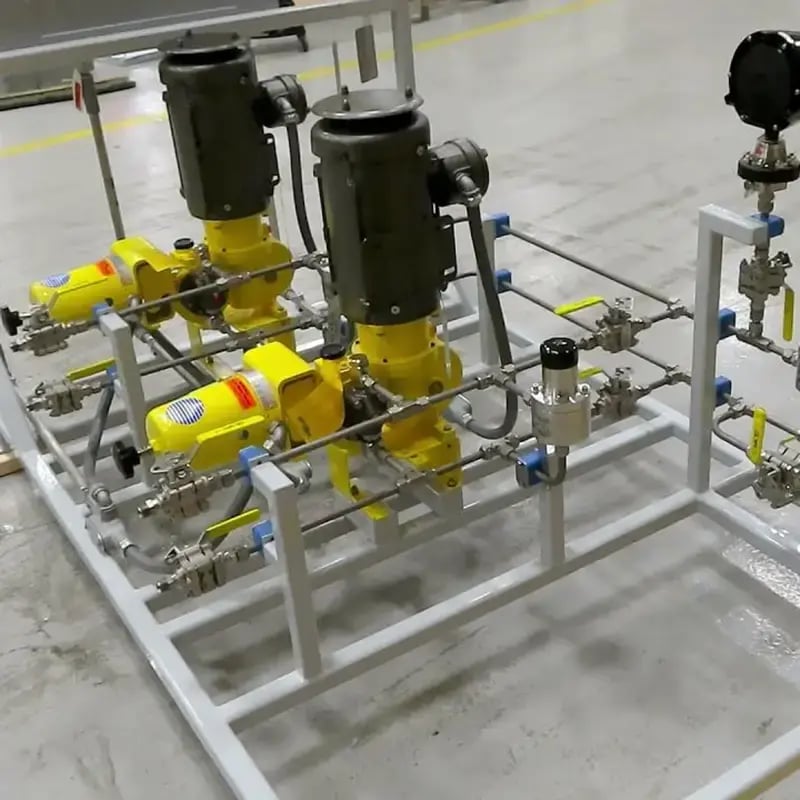 Milton Roy Metering Skid