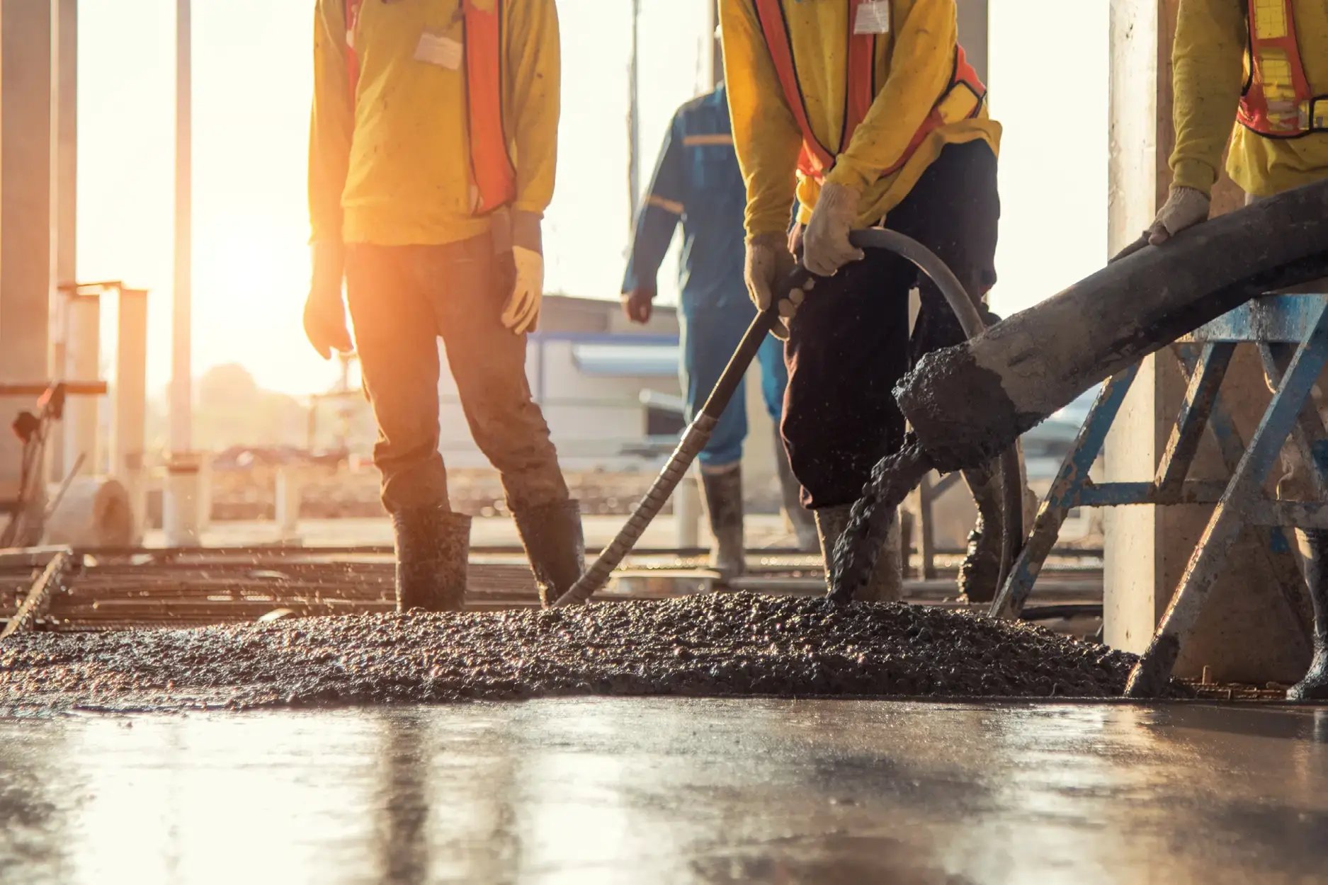Concrete jobsite